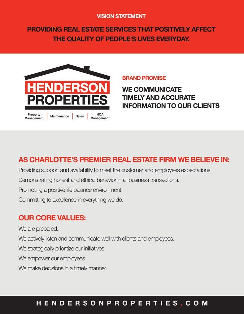 Henderson Properties Vision