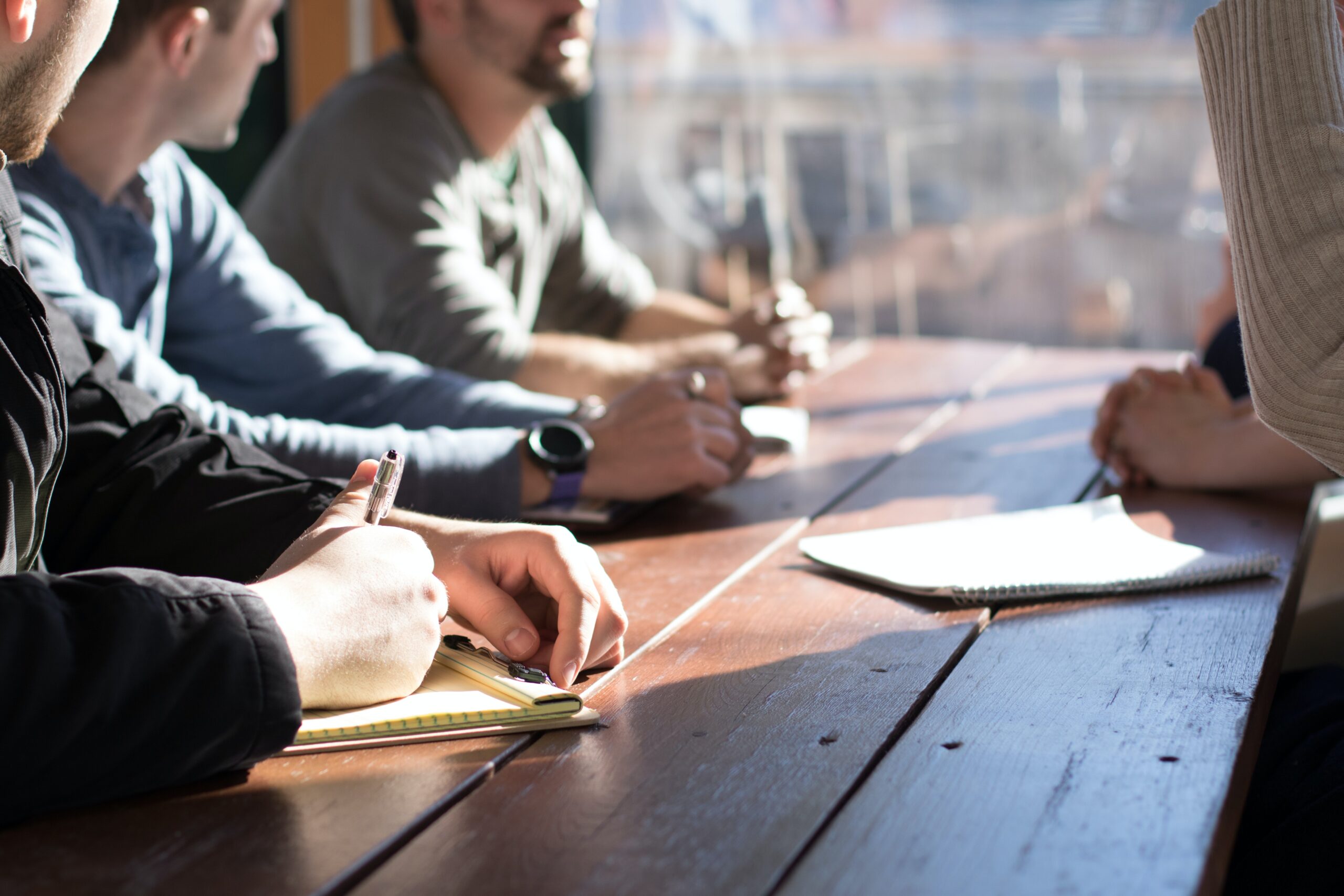 M is Good | 4 Characteristics of a Great Account Manager guy taking notes