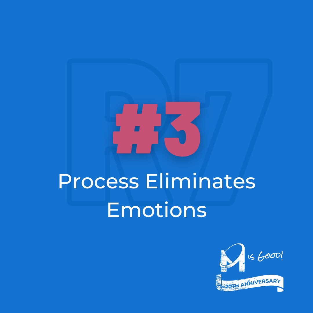 process eliminates emotions