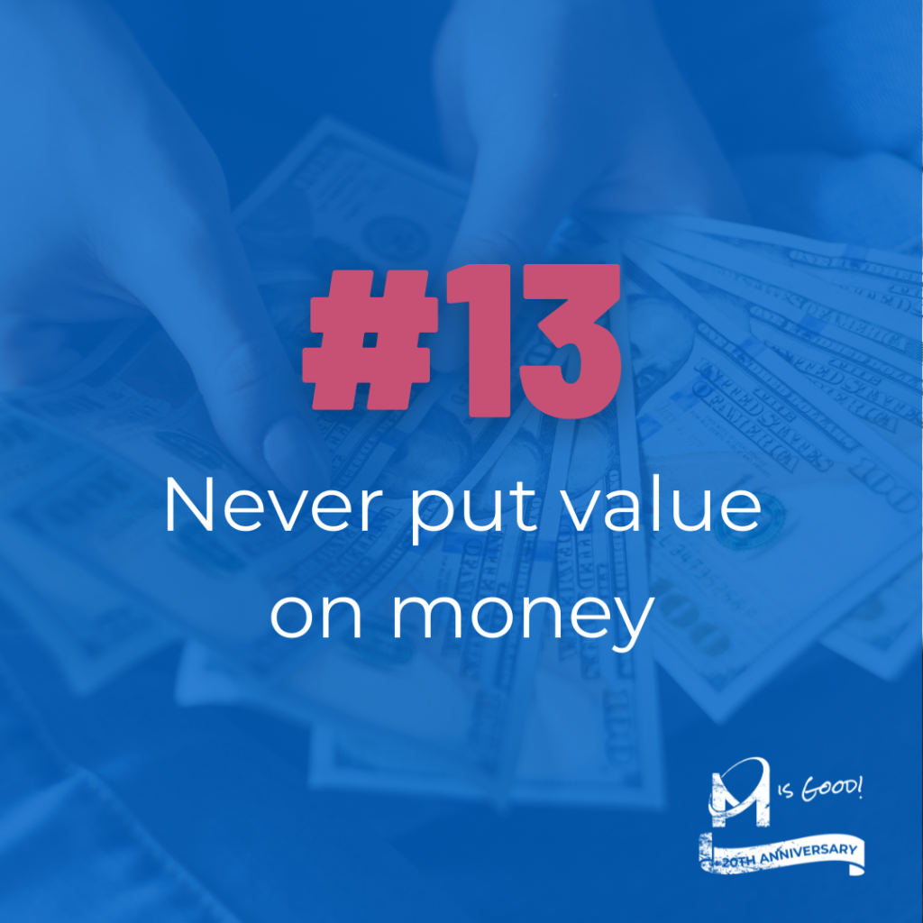 value on money