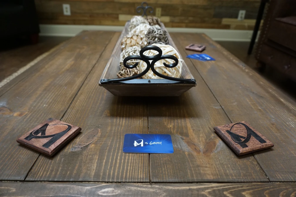 M is Good coffee table at HQ